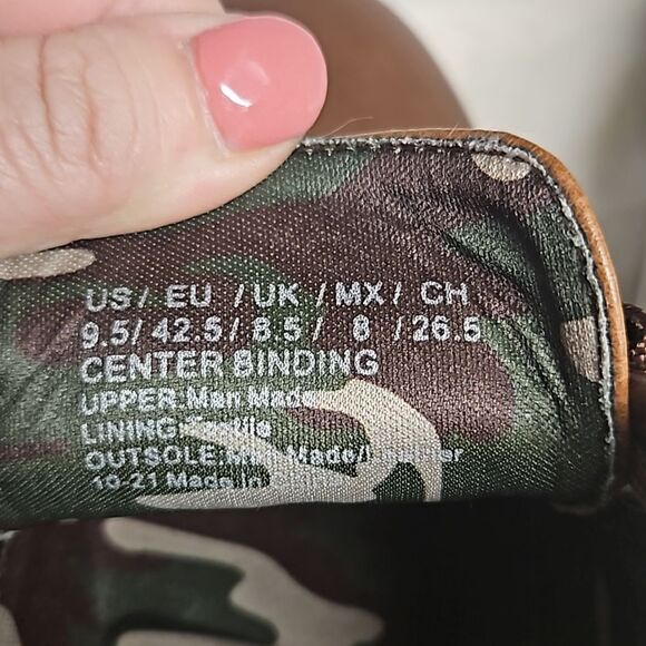 Kenneth Cole Reaction Men's Center Binding Shoes sneakers - Brown - size 9.5 - Picture 3 of 10